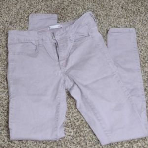 Light purple low rise jeggings